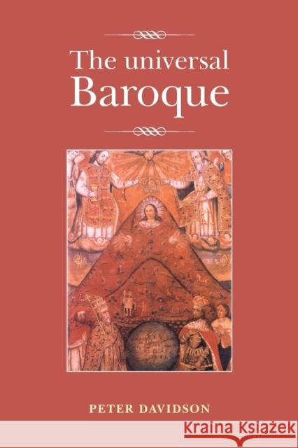 The Universal Baroque Peter Davidson 9781526126931 Manchester University Press - książka