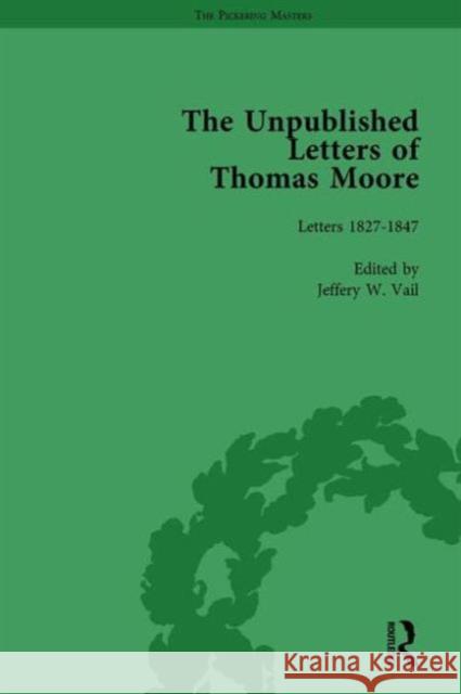 The Unpublished Letters of Thomas Moore Vol 2: Letters 1827-1847 Vail, Jeffery W. 9781138763500 Routledge - książka