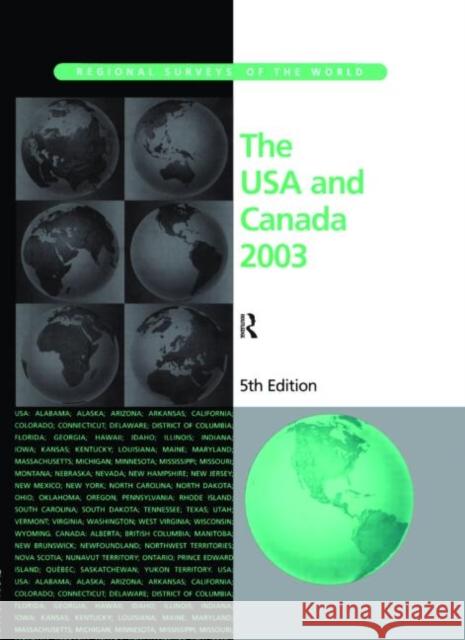 The USA and Canada 2003 Europa Publications 9781857431513 Europa Yearbook - książka