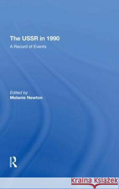 The USSR in 1990: A Record of Events Tolz, Vera 9780367297039 Taylor and Francis - książka