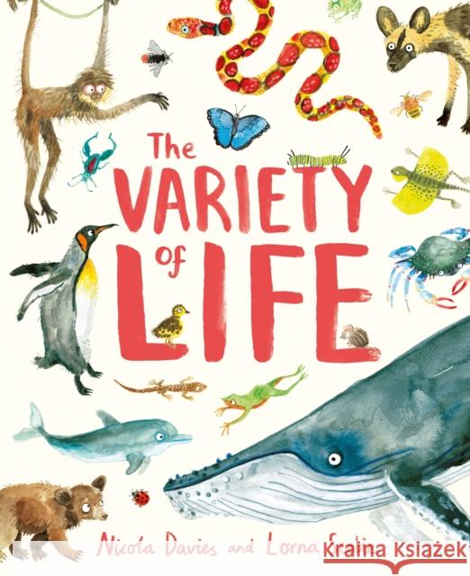 The Variety of Life Nicola Davies 9781444980684 Hachette Children's Group - książka
