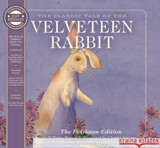 The Velveteen Rabbit Heirloom Edition: The Classic Edition Hardcover with Audio CD Narrated by an Academy Award Winning actor Margery Williams 9781646433605 HarperCollins Focus - książka