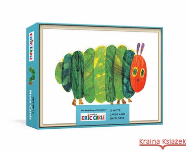 The Very Hungry Caterpillar: 12 Note Cards and Envelopes Eric Carle 9780593578629 Random House USA Inc - książka