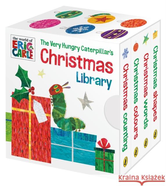 The Very Hungry Caterpillar's Christmas Library Eric Carle 9780241367056 Penguin Random House Children's UK - książka