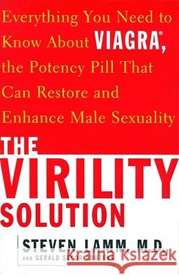 The Virility Solution Steven Lamm, Gerald Secor Couzens 9780684854311 Simon & Schuster - książka
