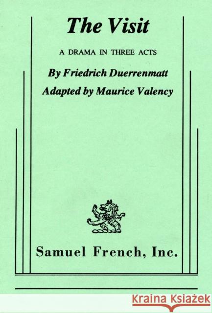 The Visit Durrenmatt 9780573617546 SAMUEL FRENCH INC - książka