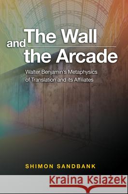 The Wall and the Arcade: Walter Benjamins Metaphysics of Translation and its Affiliates Shimon Sandbank 9781845199951 Liverpool University Press - książka