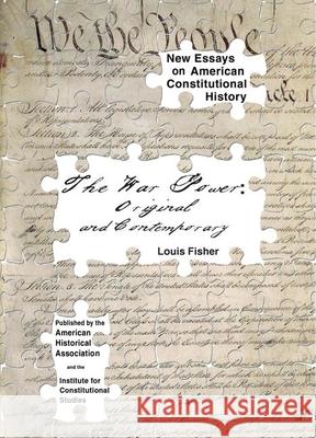 The War Power: Original and Contemporary Fisher Fisher 9780872291614 Oxford University Press - książka