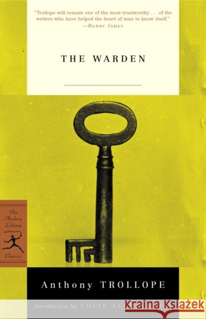 The Warden Trollope, Anthony 9780812967043 Modern Library - książka