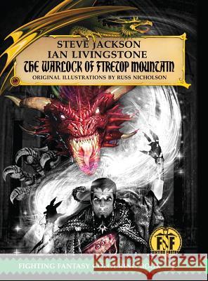 The Warlock of Firetop Mountain Colouring Book Steve Jackson Ian Livingstone  9781911390046 Snowbooks Ltd - książka