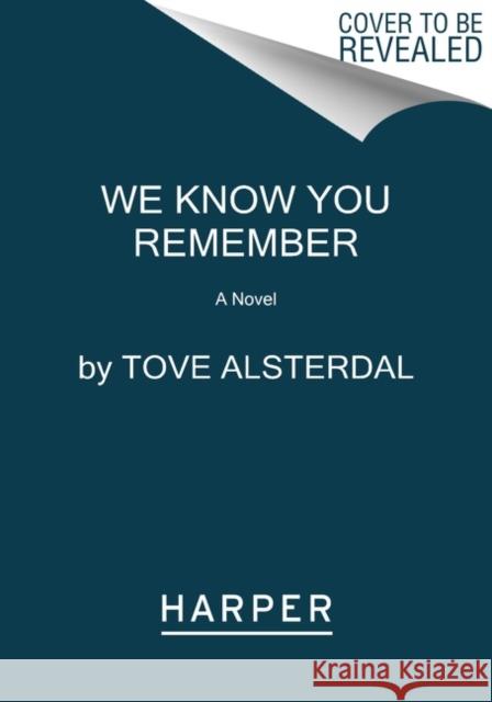 The We Know You Remember: A Novel Tove Alsterdal 9780063115071 HarperCollins - książka