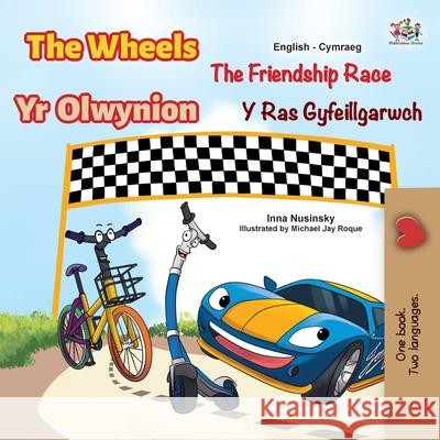 The Wheels The Friendship Race (English Welsh Bilingual Children's Book) Inna Nusinsky Kidkiddos Books 9781525961809 Kidkiddos Books Ltd. - książka