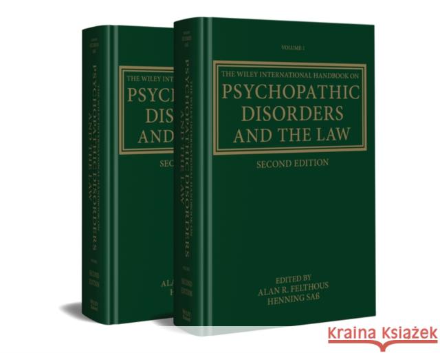 The Wiley International Handbook on Psychopathic Disorders and the Law Alan Felthous Henning Sass 9781119159285 Wiley-Blackwell - książka