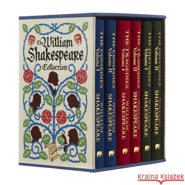 The William Shakespeare Collection: Deluxe 6-Book Hardback Boxed Set William Shakespeare 9781398817913 Arcturus Publishing Ltd - książka