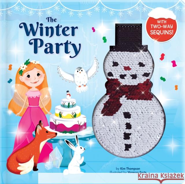 The Winter Party: With 2-Way Sequins! Kim Thompson Vanessa Forte 9782898022449 CrackBoom! Books - książka