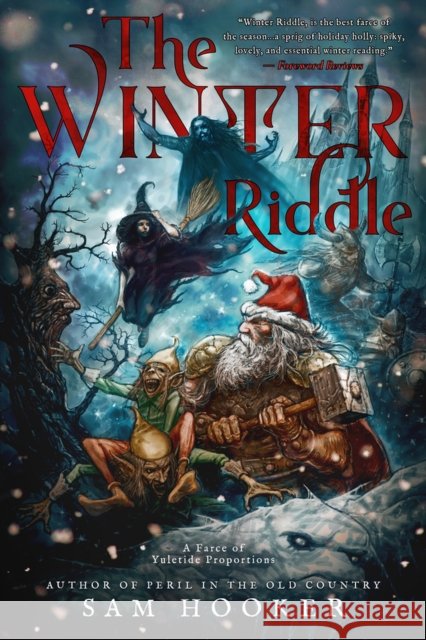 The Winter Riddle Sam Hooker 9781732400702 Black Spot Books - książka