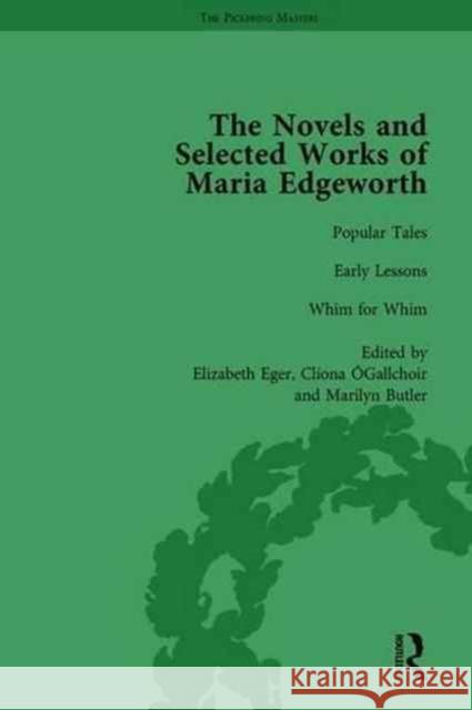 The Works of Maria Edgeworth, Part II Vol 12 Marilyn Butler   9781138764415 Routledge - książka