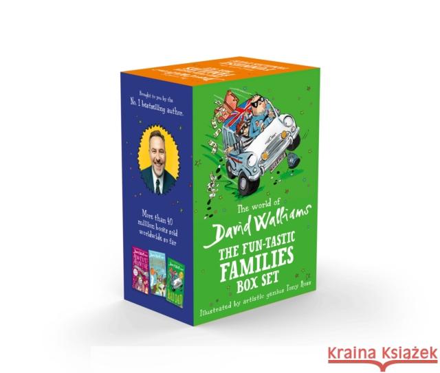 The World of David Walliams: Fun-Tastic Families Box Set David Walliams 9780008525231 HarperCollins Publishers - książka