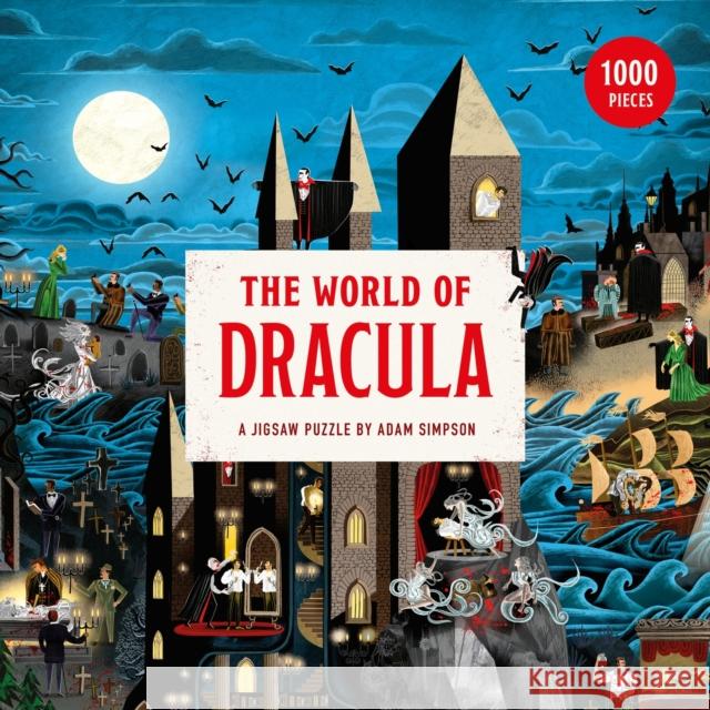 The World of Dracula 1000 Piece Puzzle: A Jigsaw Puzzle by Adam Simpson Simpson, Adam 9781913947774 Laurence King - książka