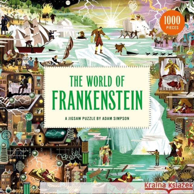 The World of Frankenstein: A Jigsaw Puzzle by Adam Simpson Adam Simpson 9780857829443 Laurence King - książka