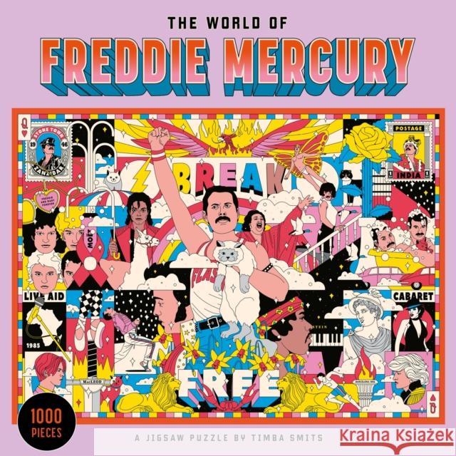 The World of Freddie Mercury: A Jigsaw Puzzle Smits, Timba 9781913947583 Laurence King - książka