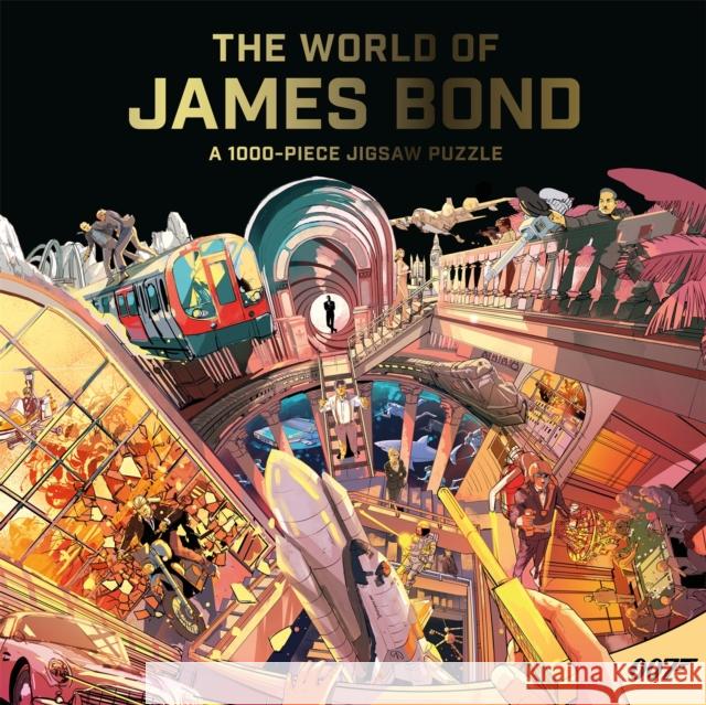 The World of James Bond: A 1000-piece Jigsaw Puzzle Laurence King Publishing 9781913947811 Orion Publishing Co - książka