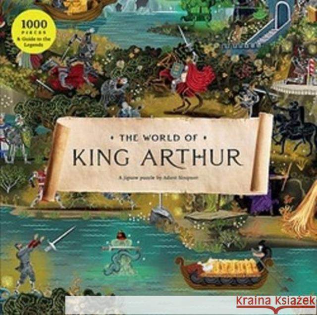 The World of King Arthur Natalie Rigby Tony Johns Adam Simpson 9781399604994 Laurence King - książka