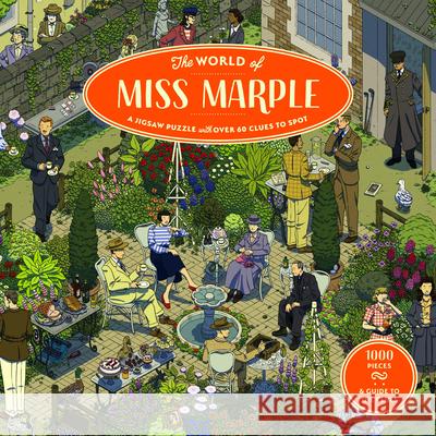 The World of Miss Marple: A 1000-piece Jigsaw Puzzle Chris Chan 9781399608657 Laurence King - książka