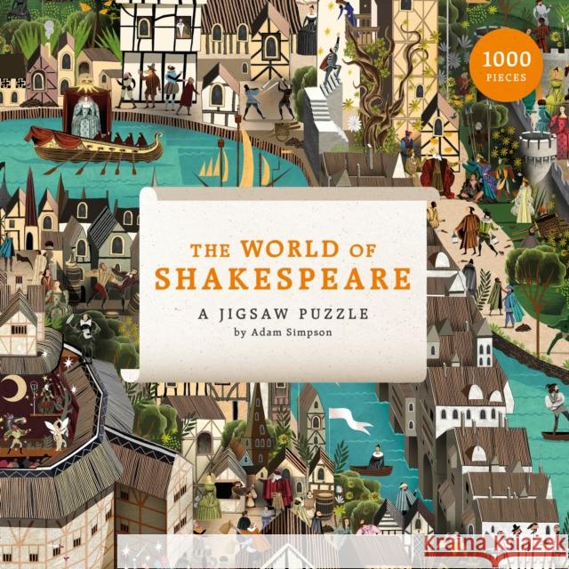 The World of Shakespeare 1000 Piece Puzzle: 1000 Piece Jigsaw Puzzle Simpson, Adam 9781786274250 Laurence King - książka