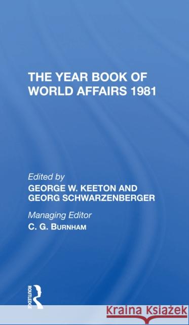 The Year Book of World Affairs, 1981  9780367274283 Routledge - książka