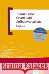 Thematischer Grund- und Aufbauwortschatz Englisch, m. MP3-CD Häublein, Gernot Jenkins, Recs  9783125195158 Klett - książka