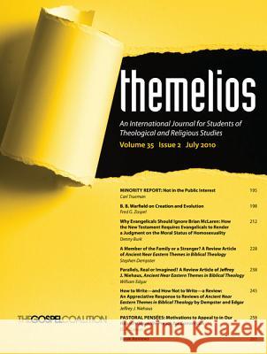 Themelios, Volume 35, Issue 2 D. A. Carson 9781625649515 Wipf & Stock Publishers - książka