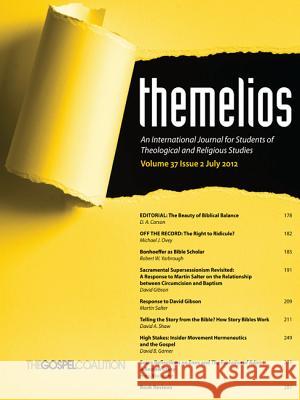 Themelios, Volume 37, Issue 2 D. A. Carson 9781625649577 Wipf & Stock Publishers - książka
