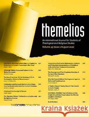 Themelios, Volume 45, Issue 2 D. A. Carson 9781666746563 Wipf & Stock Publishers - książka