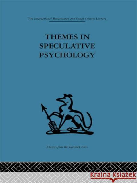 Themes in Speculative Psychology Nehemiah Jordan 9780415264822 Routledge - książka