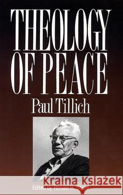 Theology of Peace Paul Tillich 9780664251185 Westminster/John Knox Press,U.S. - książka