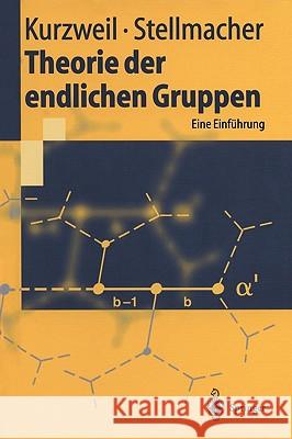 Theorie Der Endlichen Gruppen: Eine Einführung Kurzweil, Hans 9783540603313 Springer - książka