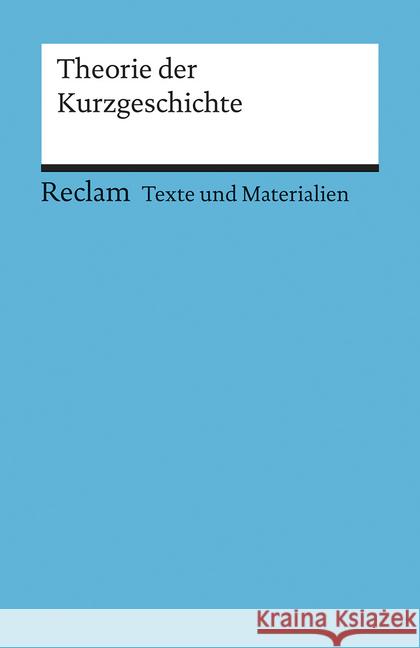 Theorie der Kurzgeschichte Nayhauss, Hans-Christoph Graf von   9783150150573 Reclam, Ditzingen - książka