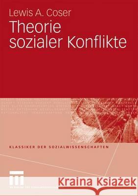 Theorie Sozialer Konflikte Lichtblau, Klaus 9783531165820 VS Verlag - książka