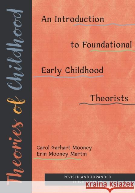 Theories of Childhood, Revised and Expanded Third: An Introduction to Foundational Early Childhood Theorists Erin Mooney Martin 9781605548500 Redleaf Press - książka