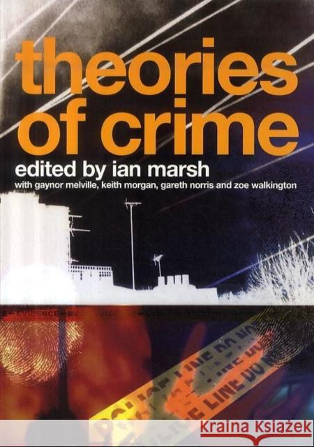 Theories of Crime Ian Marsh 9780415370691  - książka