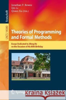 Theories of Programming and Formal Methods  9783031404351 Springer Nature Switzerland - książka