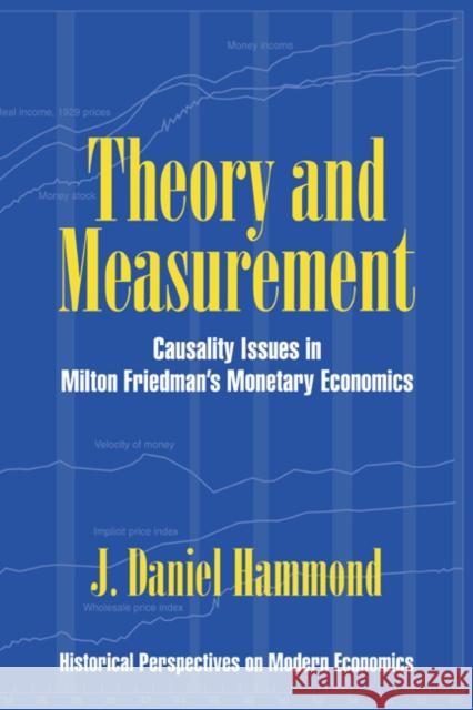 Theory and Measurement: Causality Issues in Milton Friedman's Monetary Economics J. Daniel Hammond (Wake Forest University, North Carolina) 9780521552059 Cambridge University Press - książka