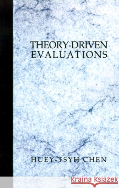 Theory Driven Evaluations Chen 9780803958999 Sage Publications - książka