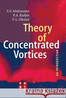 Theory of Concentrated Vortices: An Introduction Alekseenko, S. V. 9783642092404 Springer - książka