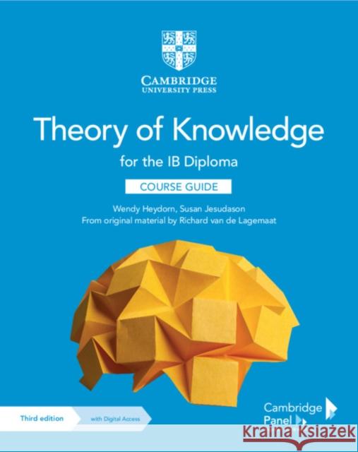 Theory of Knowledge for the IB Diploma Course Guide with Digital Access (2 Years) Richard van de Lagemaat 9781108865982 Cambridge University Press - książka