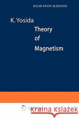 Theory of Magnetism Kei Yosida 9783642082313 Springer-Verlag Berlin and Heidelberg GmbH &  - książka