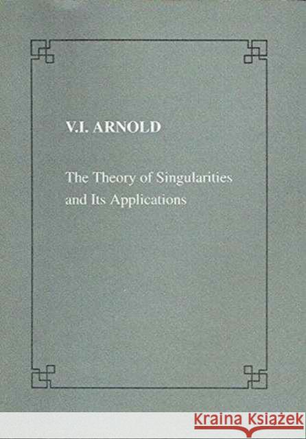 Theory of Singularities and Its Applications  9780821841006 AMERICAN MATHEMATICAL SOCIETY - książka