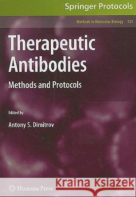 Therapeutic Antibodies: Methods and Protocols Dimitrov, Antony S. 9781934115923  - książka