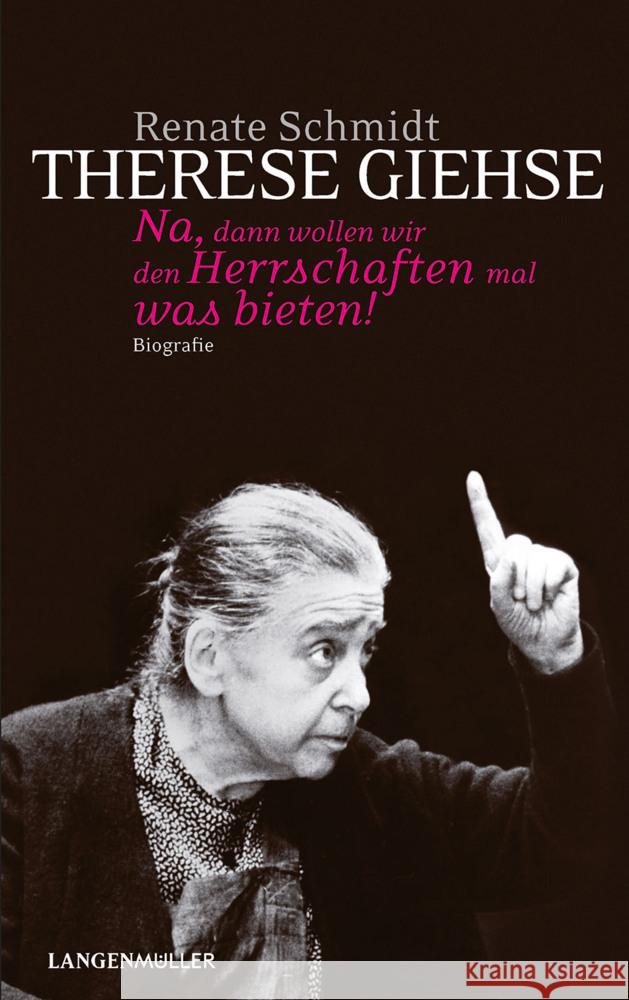 Therese Giehse Schmidt, Renate 9783784436302 Langen/Müller - książka